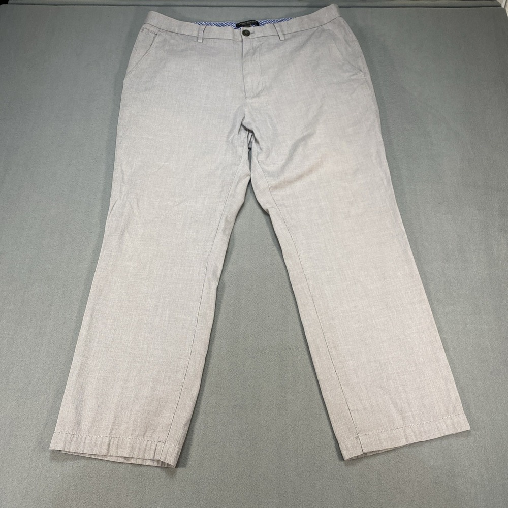 Banana Republic Kentfield Pant Mens 36x30 Straight leg Grey 100% Cotton